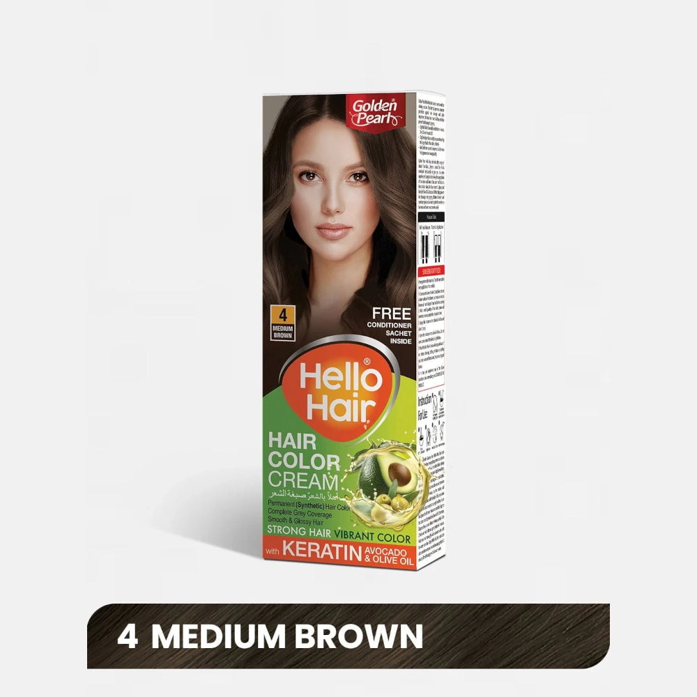 Golden Pearl Hello Hair - Hair Color Cream
