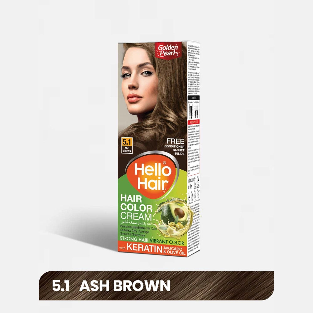 Golden Pearl Hello Hair - Hair Color Cream