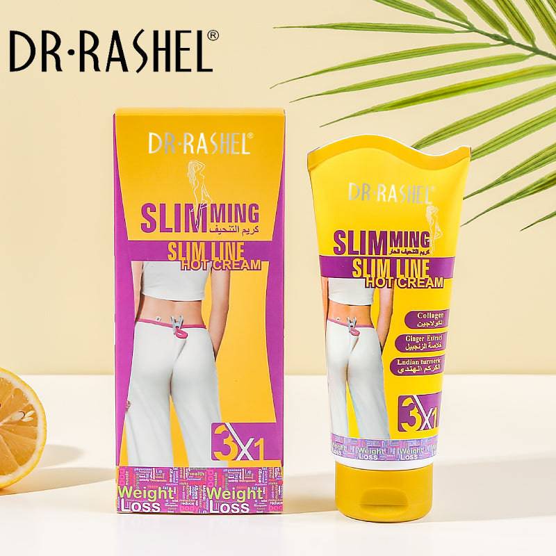 Dr. Rashel Slimming Slim Line Hot Cream With Ginger Extract Collagen & Turmeric 150 GM