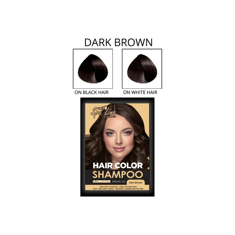 Spa Line  Hair Color Shampoo 30 ML