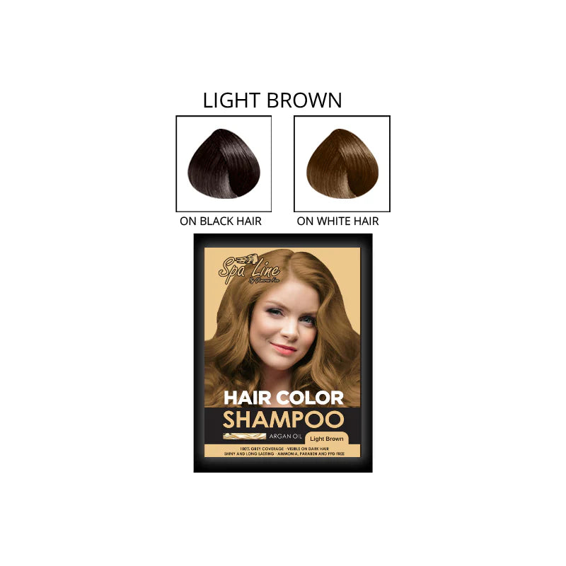 Spa Line  Hair Color Shampoo 30 ML