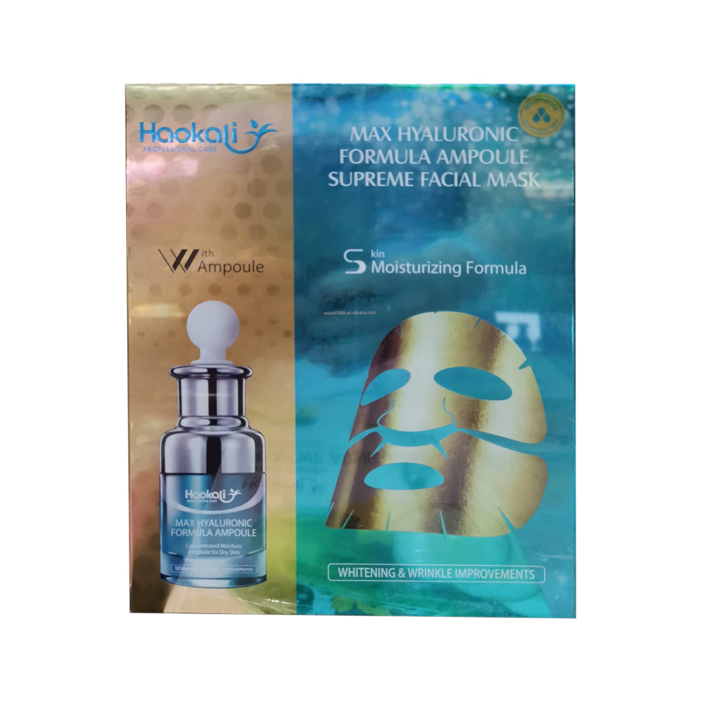 Haokali Max Hyaluronic Formula Ampoule Supreme Facial Mask 30 ML