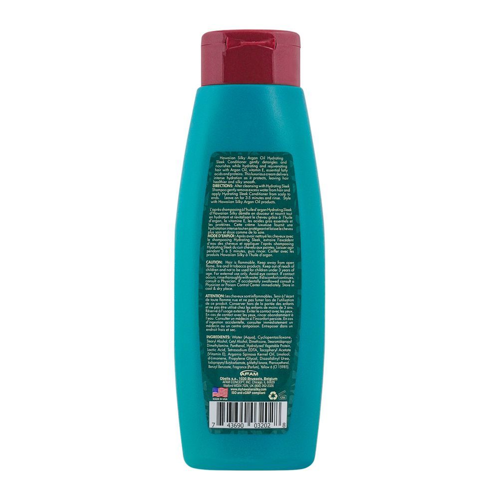 Hawaiian Silky Moroccan Argan Oil Hydrating Sleek Conditioner