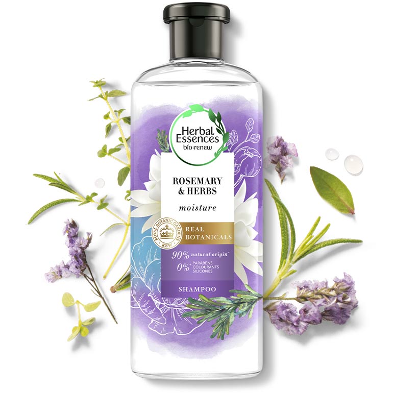 Herbal Essences Rosemary & Herbs Moisture Shampoo 400 ML  (Thailand)