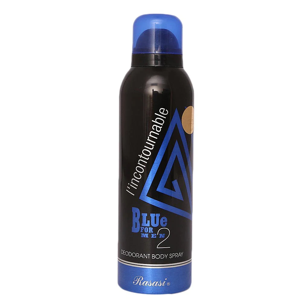 Rasasi L'incontournable Blue 2 Body Spray For Men - 200ml – Rozzana.pk