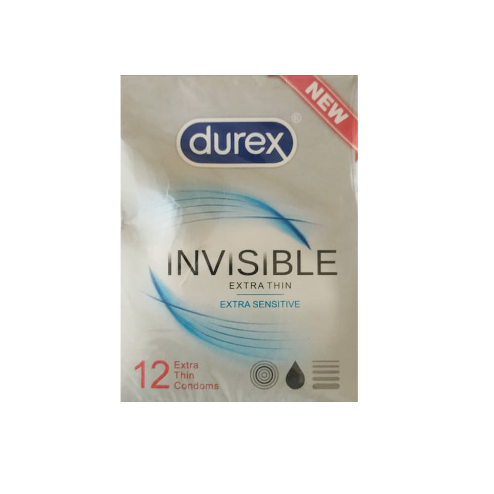 Durex Invisible Extra Sensitive 12 Condoms