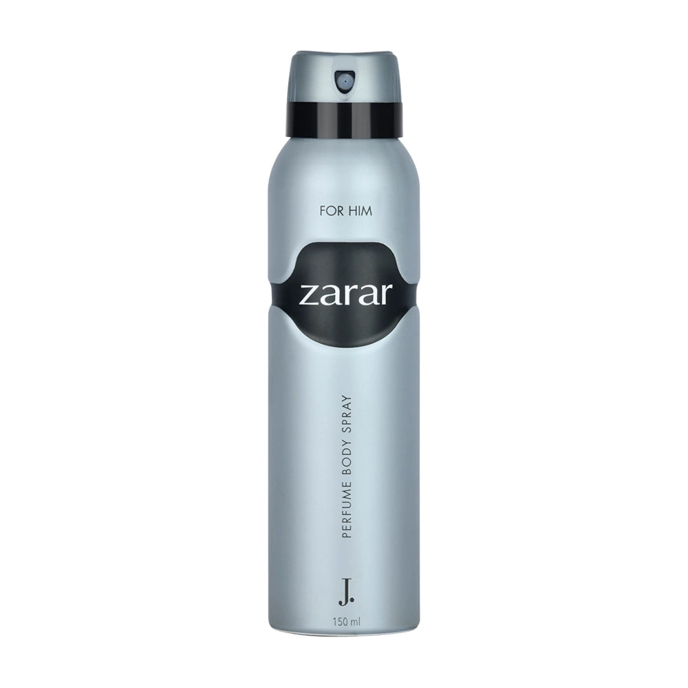J. Perfumed Body Spray For Men Zarar 150 ML