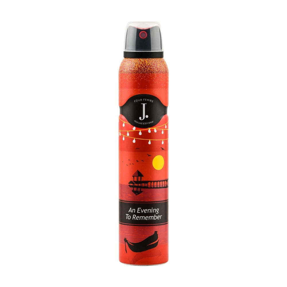 J. Perfumed Body Spray For Women An Evening To Remember 200 ML