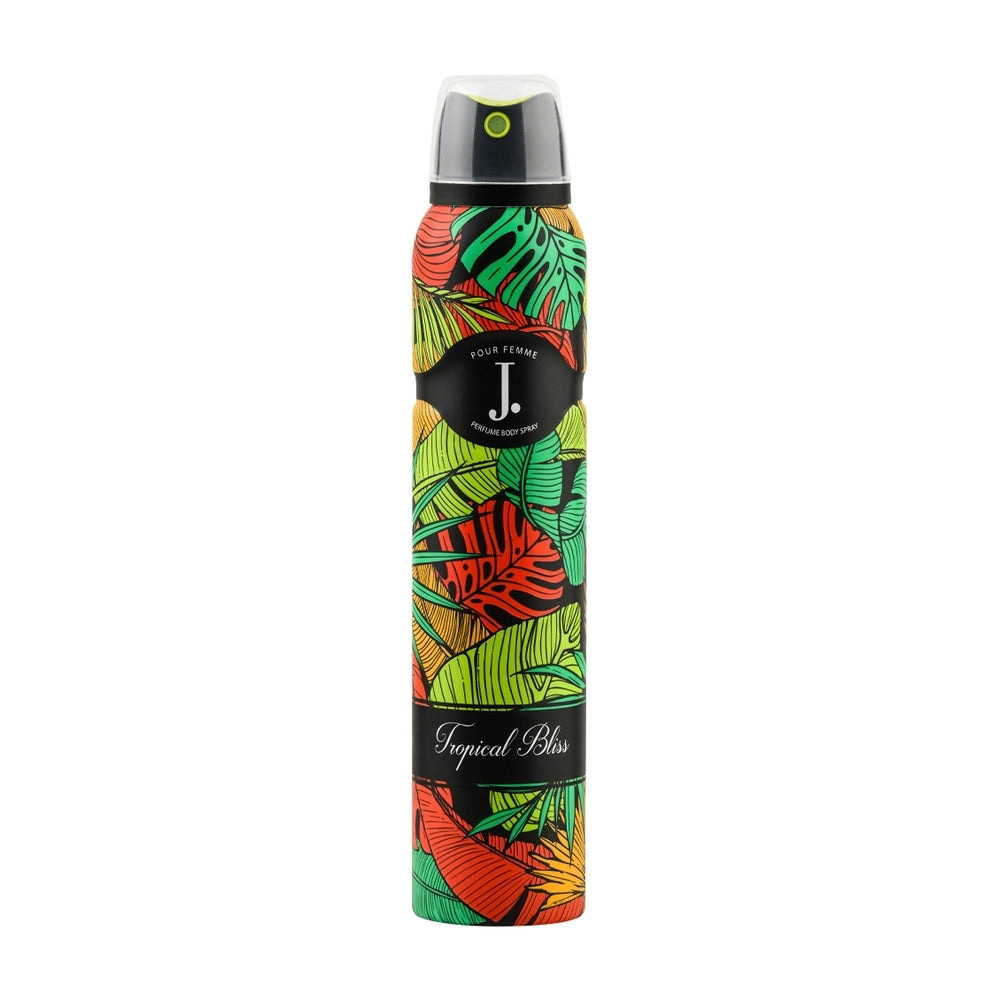 J. Perfumed Body Spray For Women Tropical Bliss 200 ML