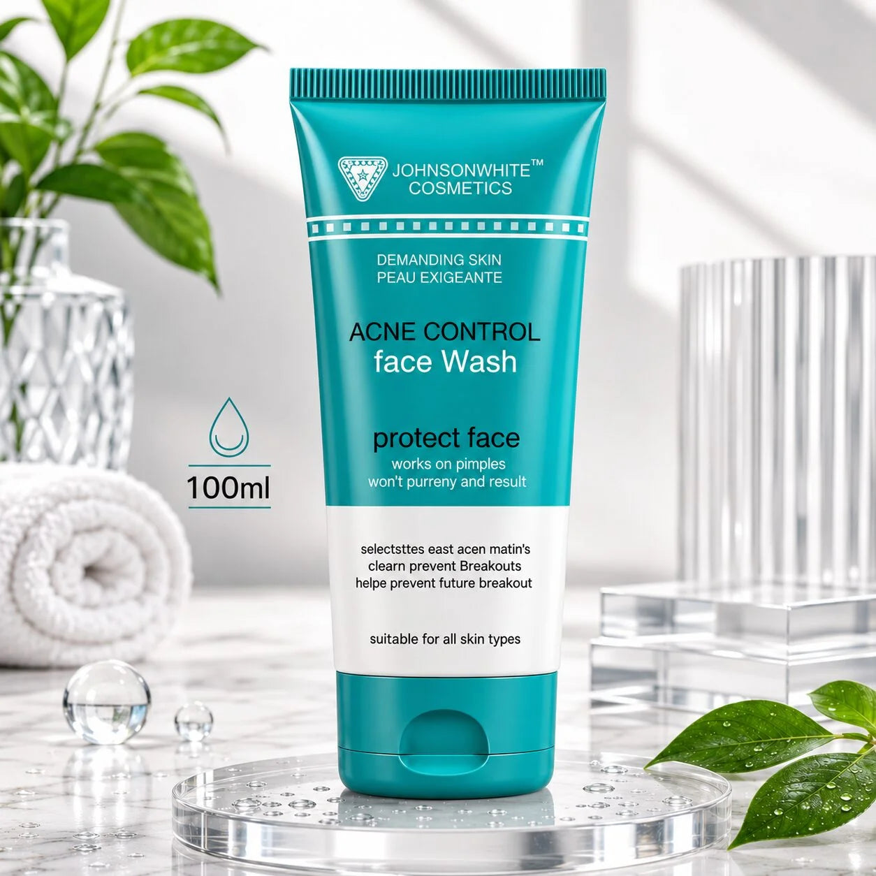 Johnson White Cosmetics Acne Control Face Wash 100 ML