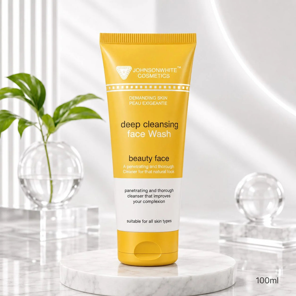 Johnson White Cosmetics Deep Cleansing Face Wash 100 ML