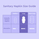 Butterfly Breathables Maxi Thick Cottony Soft Sanitary Pads Long 9 Pcs