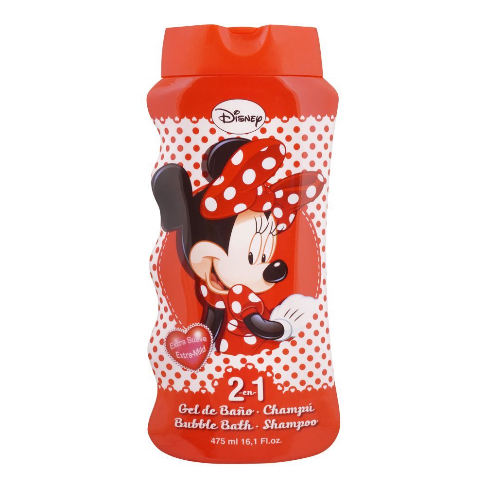 Lorenay Minnie Mouse 2 In 1 Bubble Bath & Shampoo 475 ML