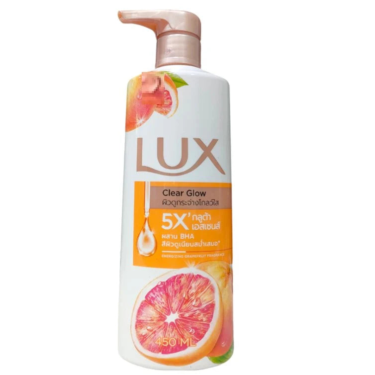 Lux Body Wash Clear Glow 450 ML