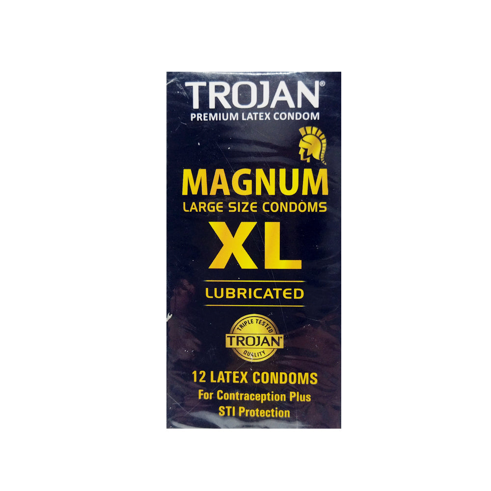Trojan Magnum XL Premium Latex Lubricated Condom
