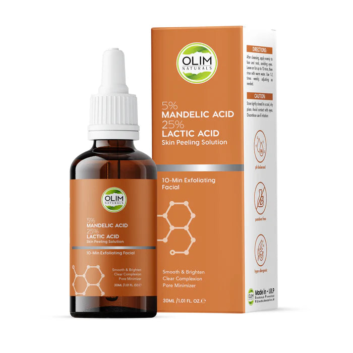 Olim Mandelic Acid 5% + Lactic Acid 25% Peeling Solution 30 ML