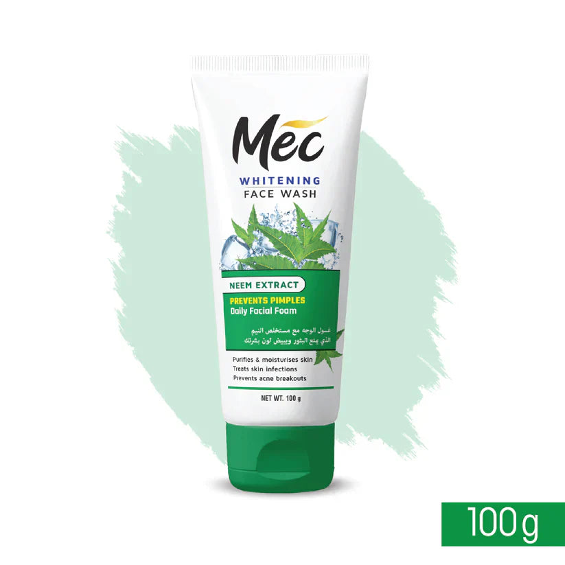 Mec Whitening Neem Extract Face Wash 100 ML