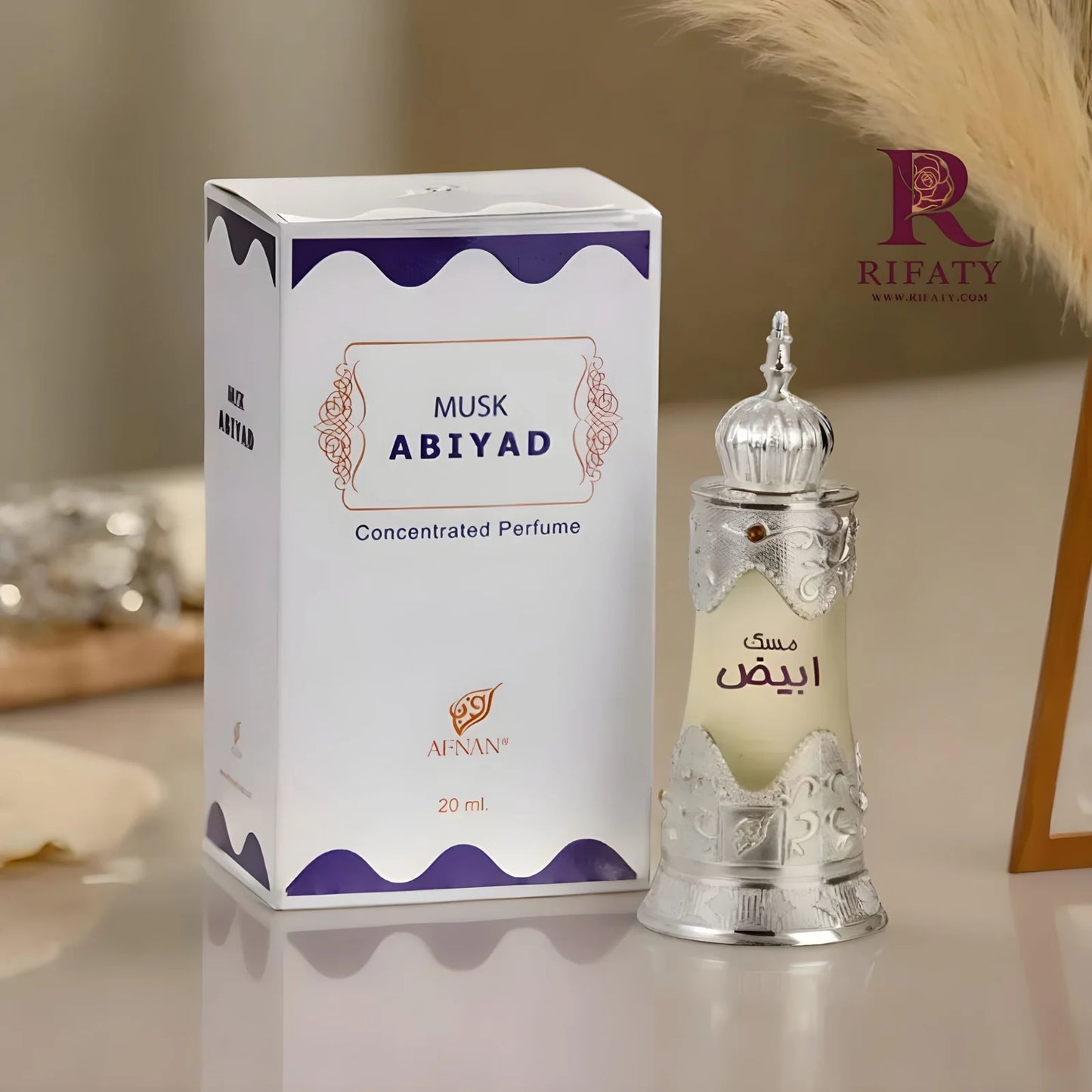 Afnan Musk Abiyad Attar 20 ML