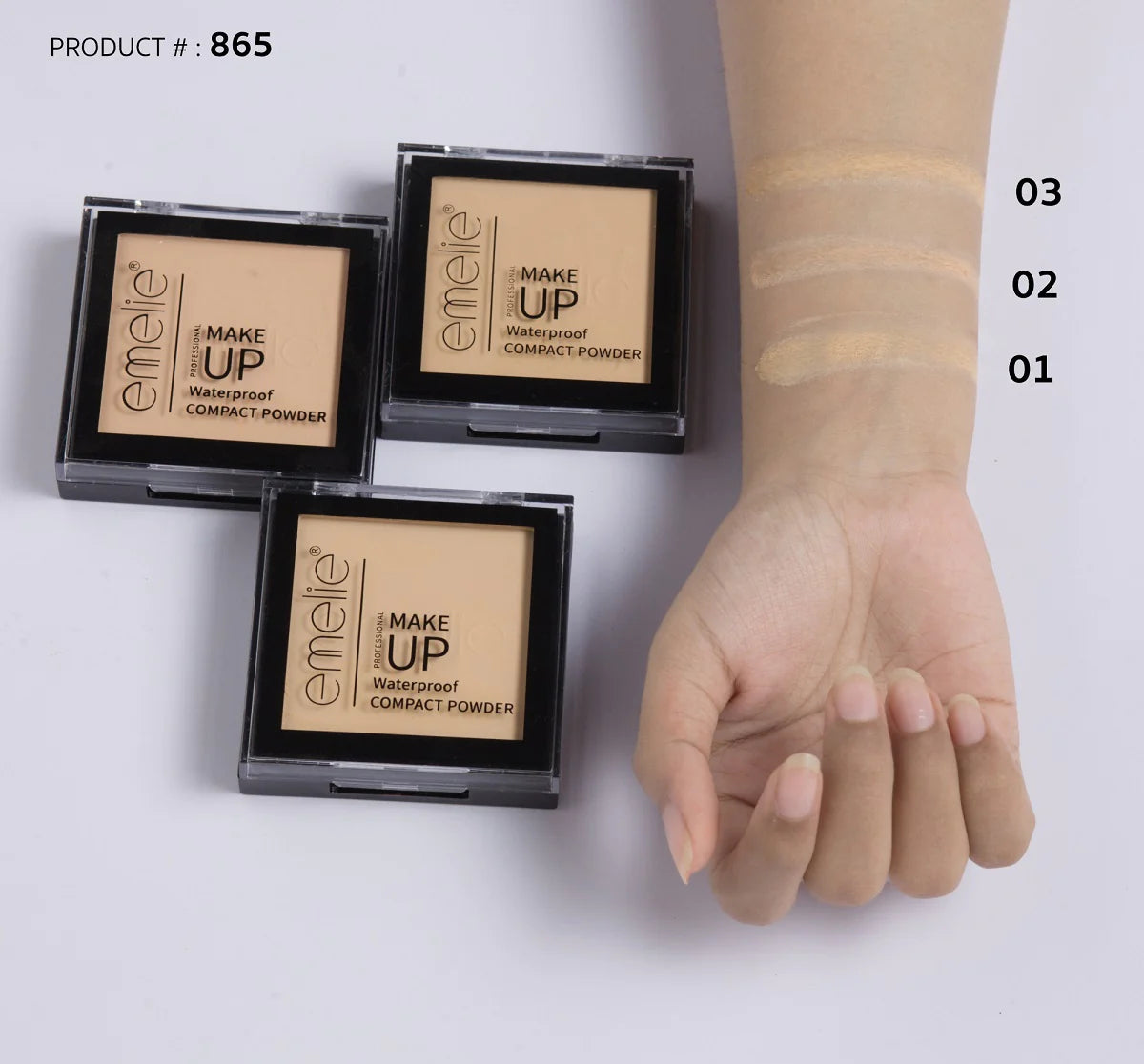 Emelie Waterproof Compact Powder