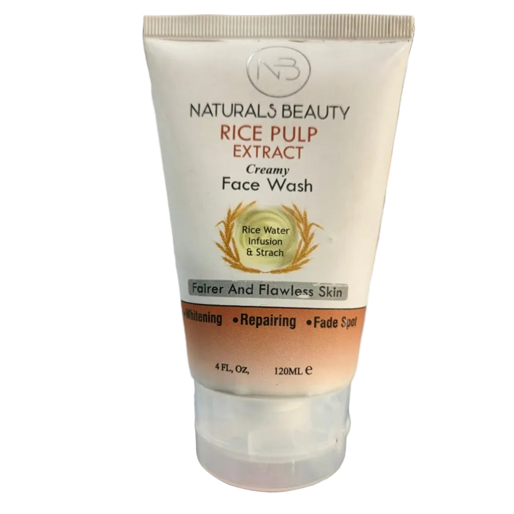 Naturals Beauty Rice Pulp Extract Face Wash 120 ML