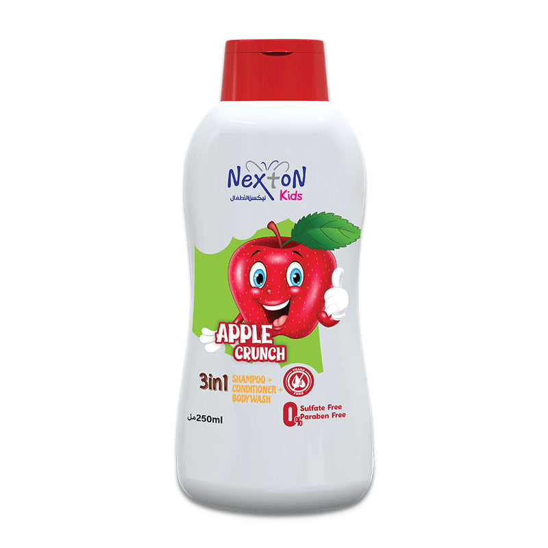 Nexton Kids Shampoo 3 In 1 250 ML Apple Crunch