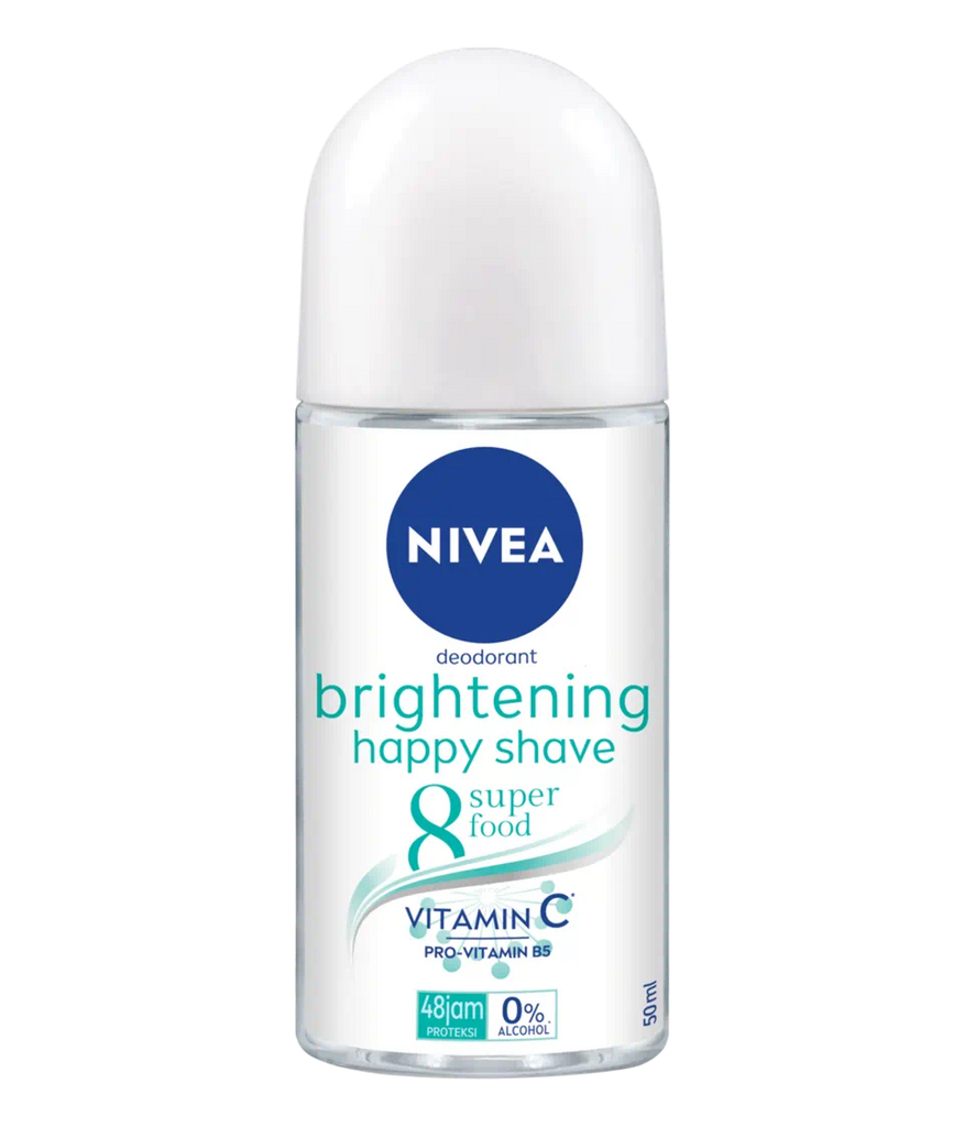Nivea Brightening Happy Shave 8 Superfood Deodorant Roll-On 50 ML