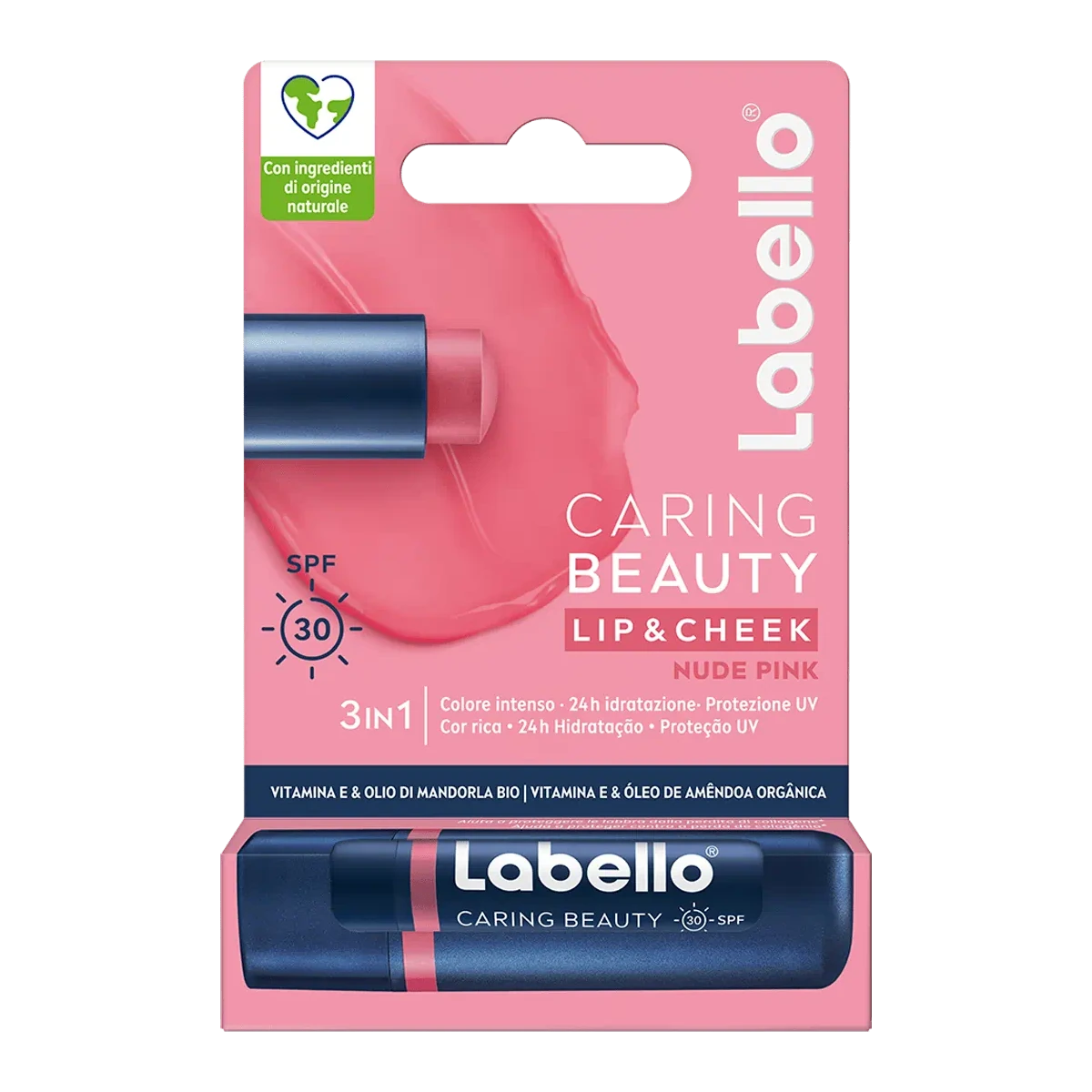 Nivea Labello Caring Beauty Lip & Cheek 4.8 GM