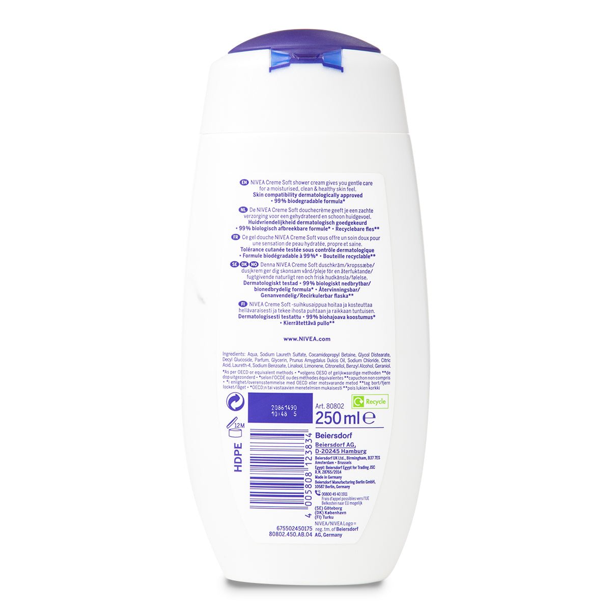 Nivea Shower Cream Coconut & Jojoba Oil 250 ML