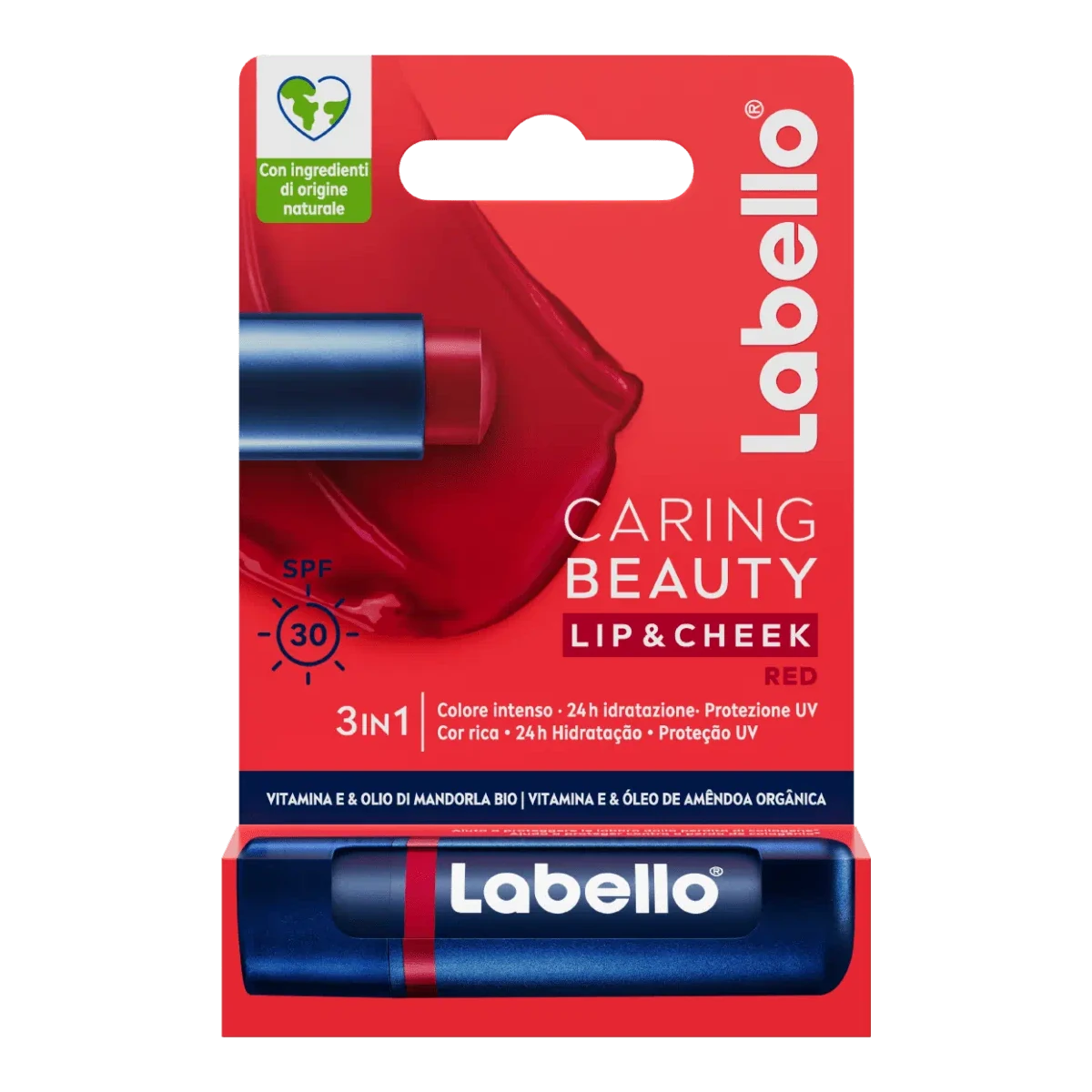 Nivea Labello Caring Beauty Lip & Cheek 4.8 GM