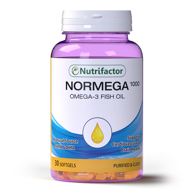 Nutrifactor Normega 1000 Omega Fish Oil 1000 MG 30 Softgels