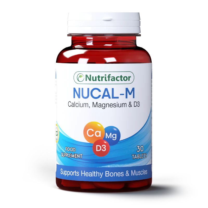 Nutrifactor Nucal-M Calcium, Magnesium, D3 30 Caps