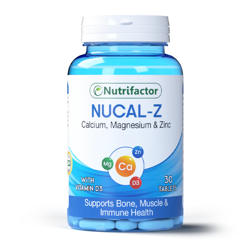 Nutrifactor Nucal-Z Calcium, Magnesium & Zinc 30 Caps