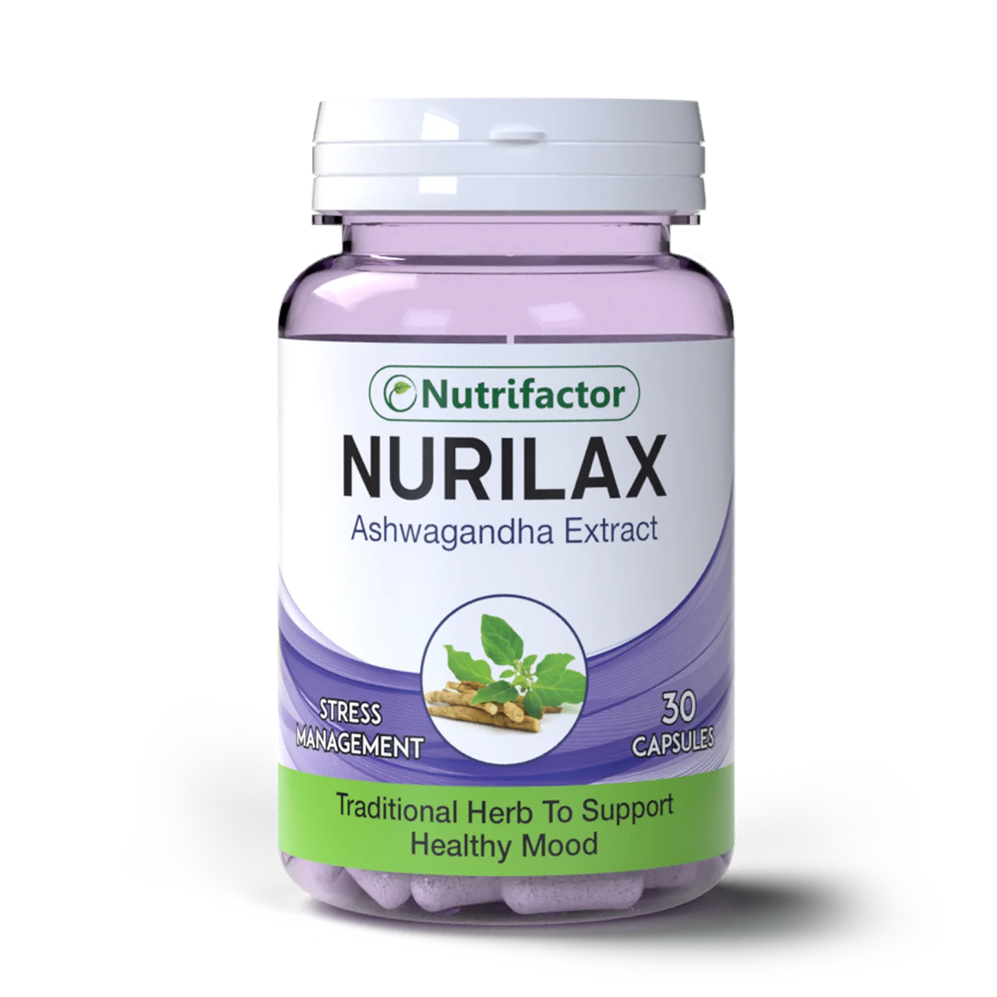 Nutrifactor Nurilax Ashwagandha Extract 30 Capsules