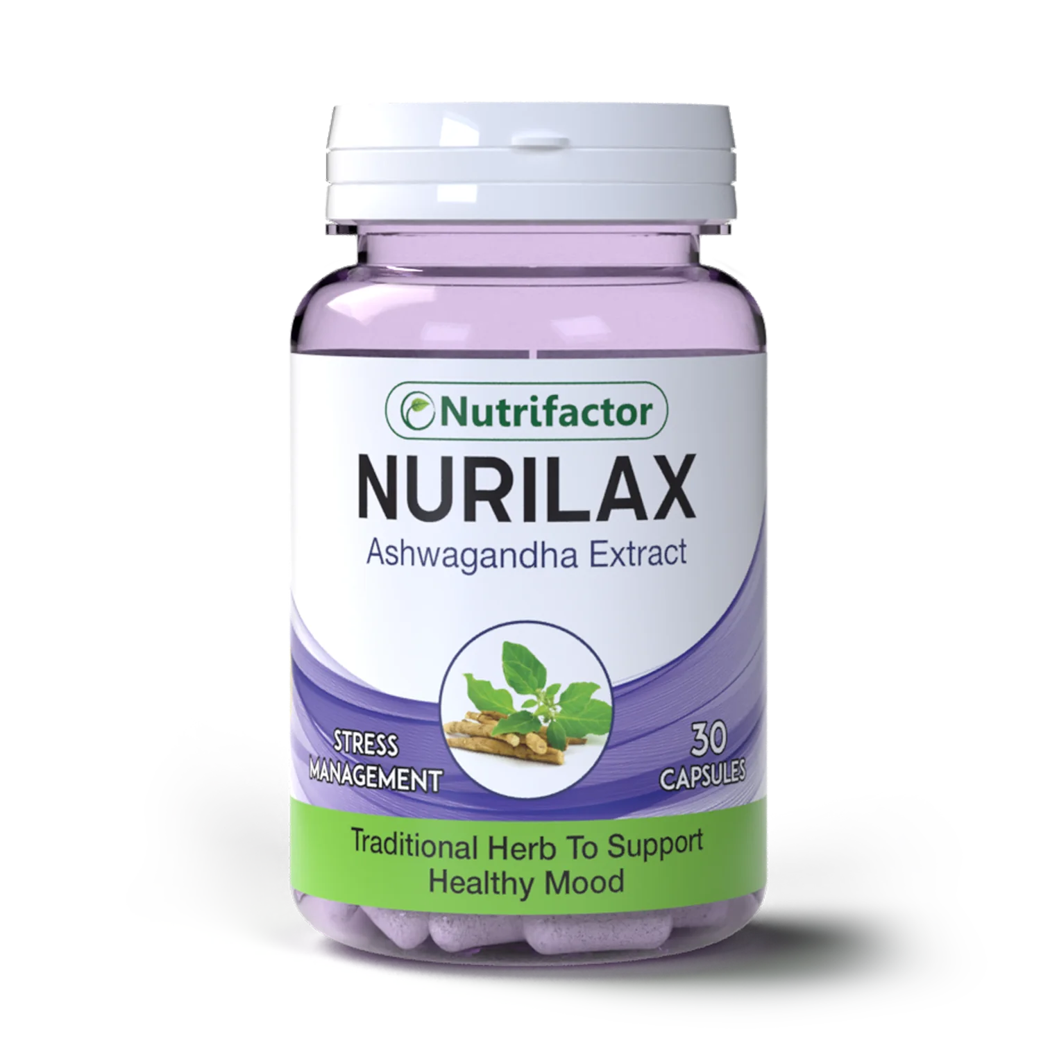 Nutrifactor Nurilax Ashwagandha Extract 30 Capsules