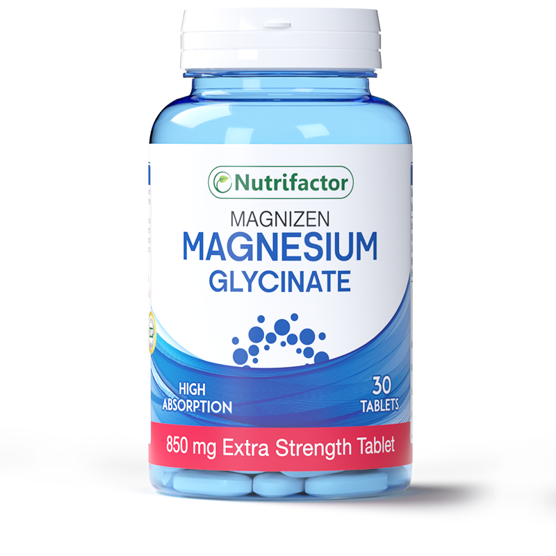 Nutrifactor Magnizen (Magnesium Glycinate) 850 MG 30 Tablets