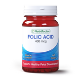 Nutrifactor Folic Acid 400 MCG 60 Tablets