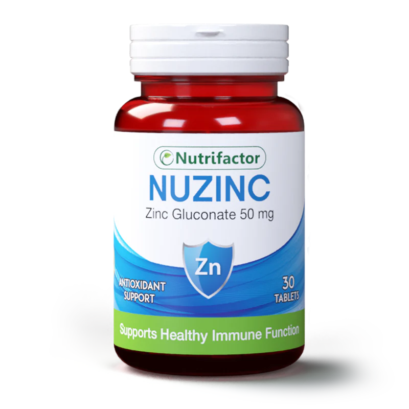 Nutrifactor Nuzinc Zinc Gluconate 50 MG 30 Tab