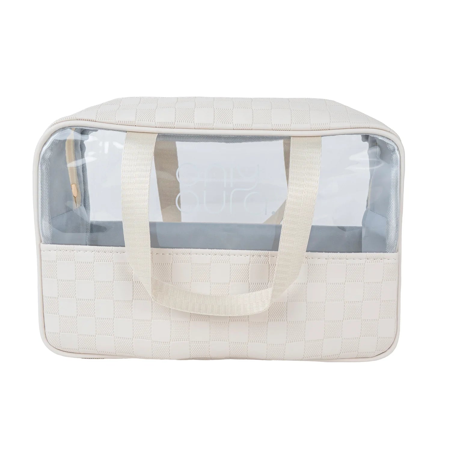 Only Aura Cosmetic Bag 5003-323# Pink PU+PVC Material