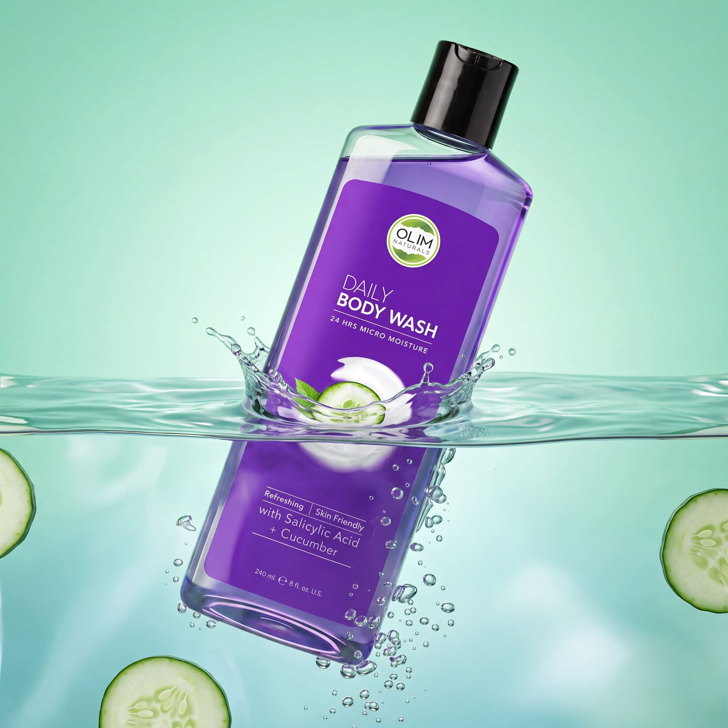 Olim Daily Body Wash Salicylic Acid + Cucumber 240 ML