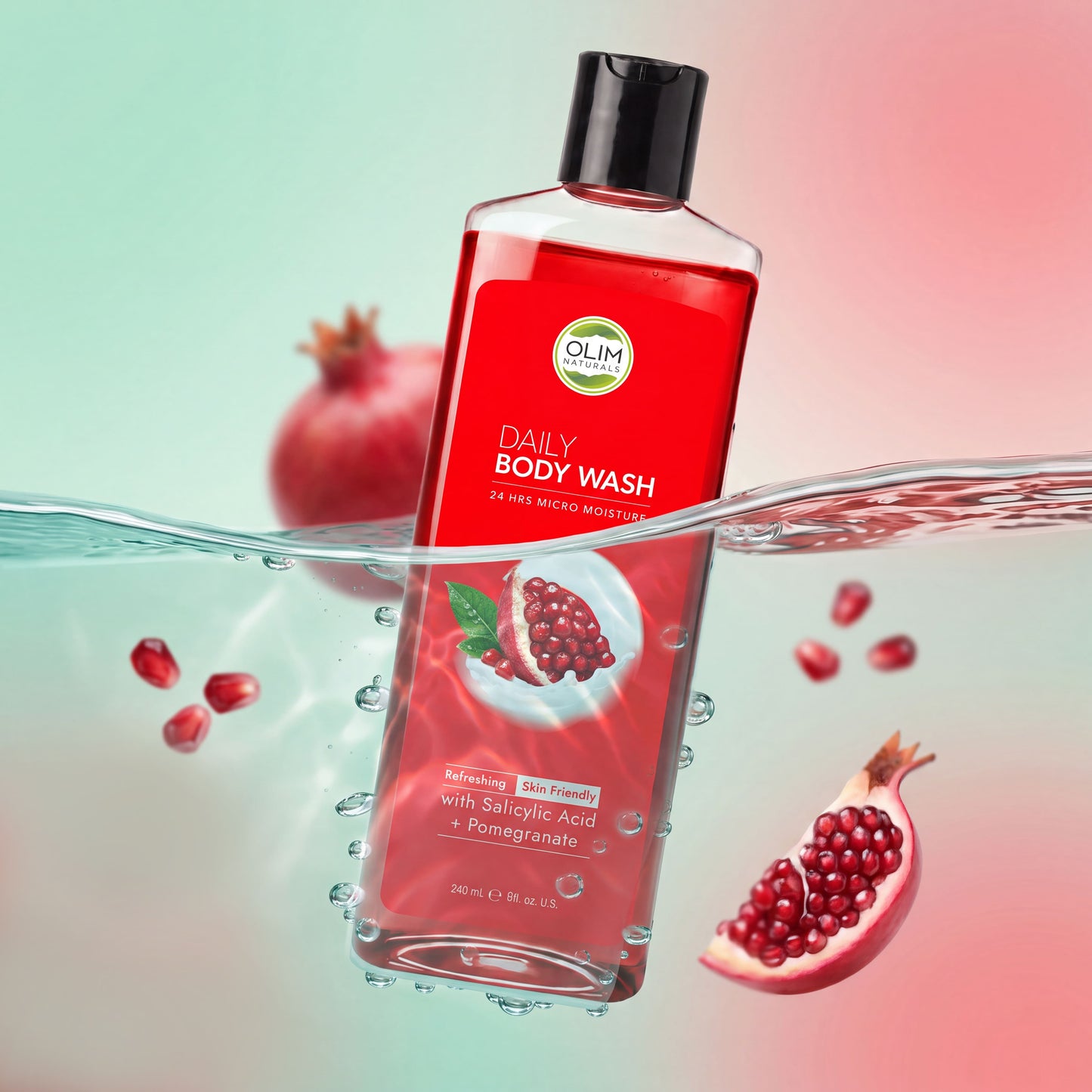 Olim Daily Body Wash Salicylic Acid + Pomegranate 240 ML