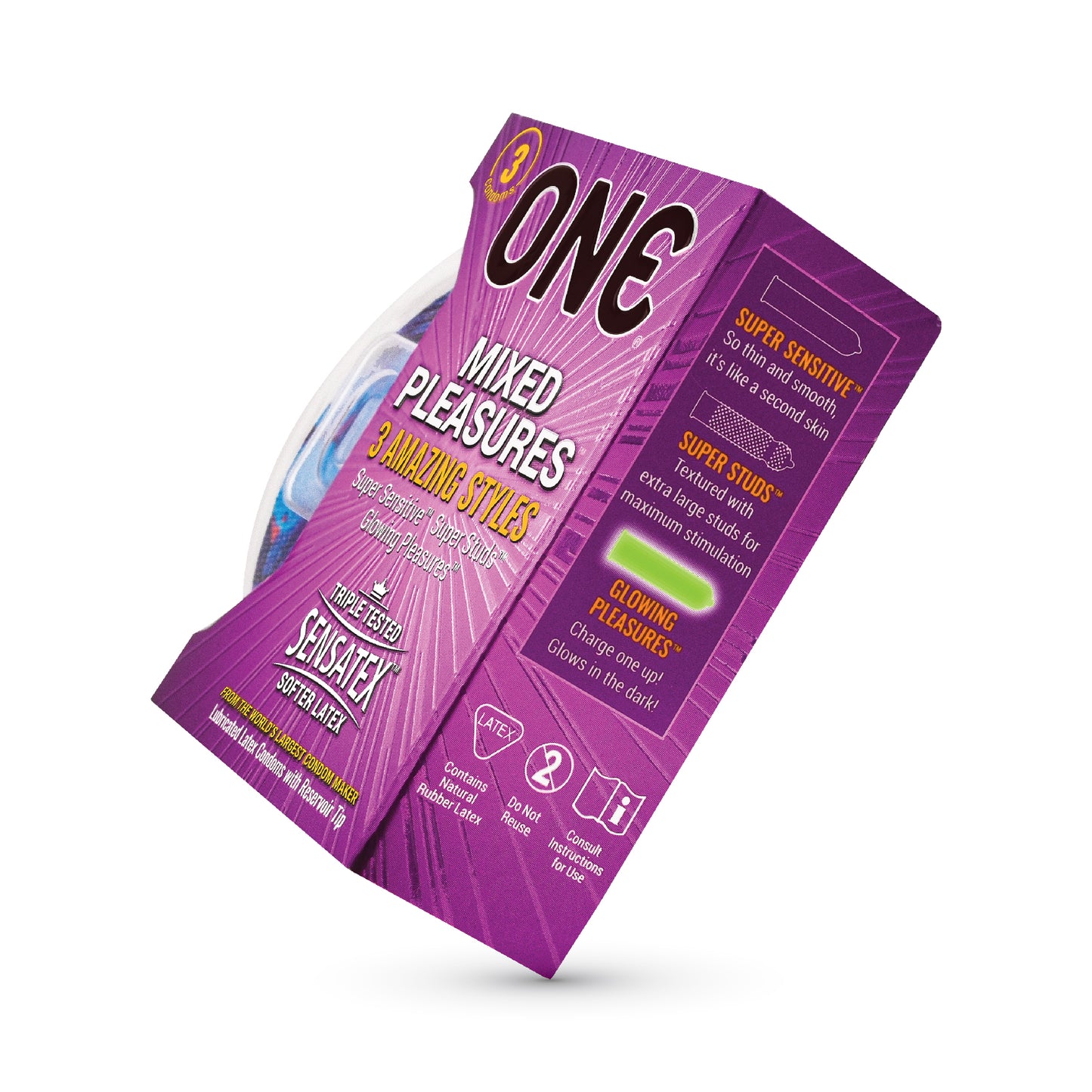 One Mixed Pleasures Condoms Pack