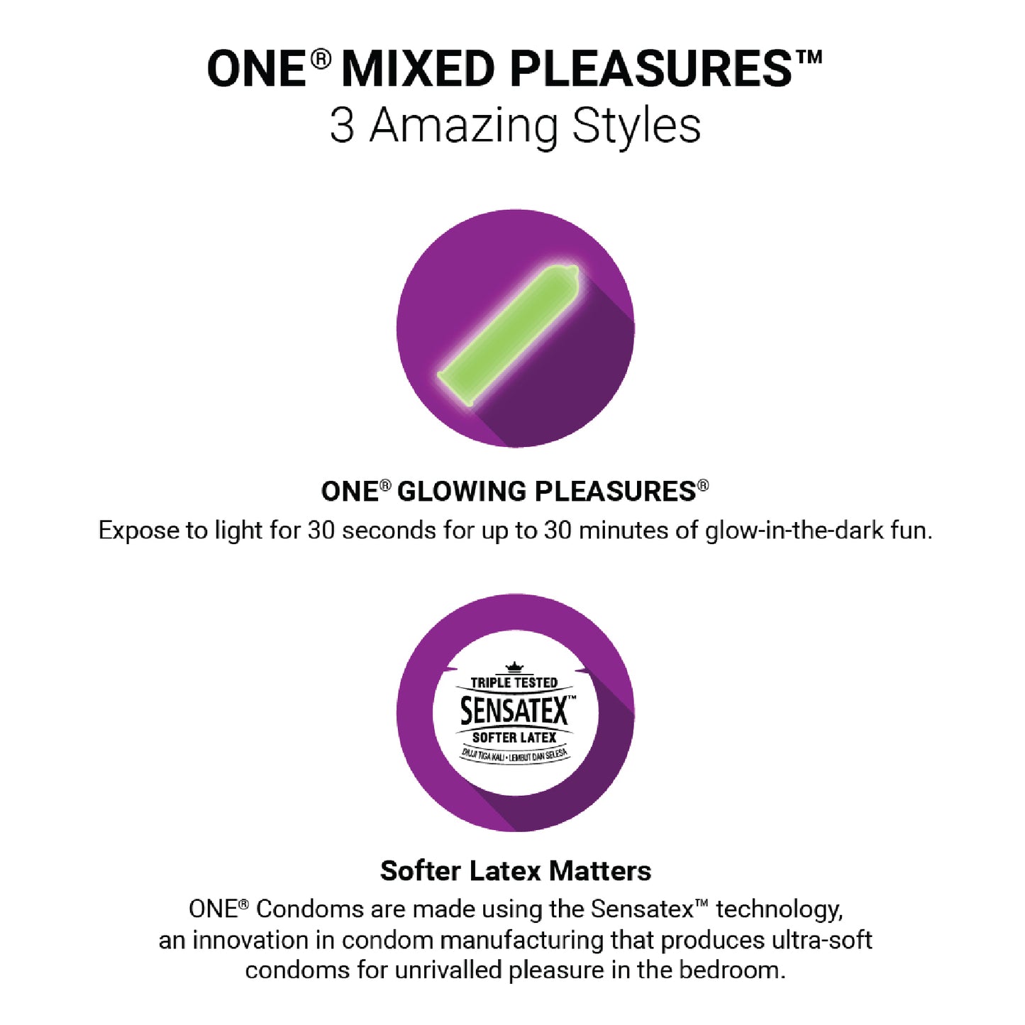 One Mixed Pleasures Condoms Pack