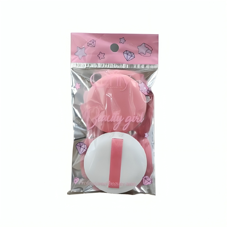 Only Round Makeup Powder Puff (05) - Set of 2