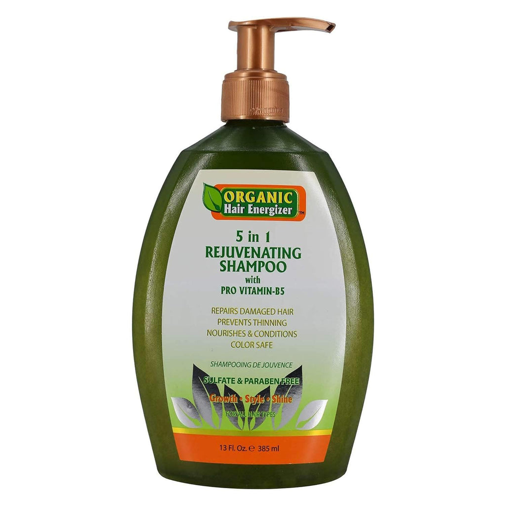 Organic Hair Energizer 5 in 1 Rejuvenating Shampoo 385 ML