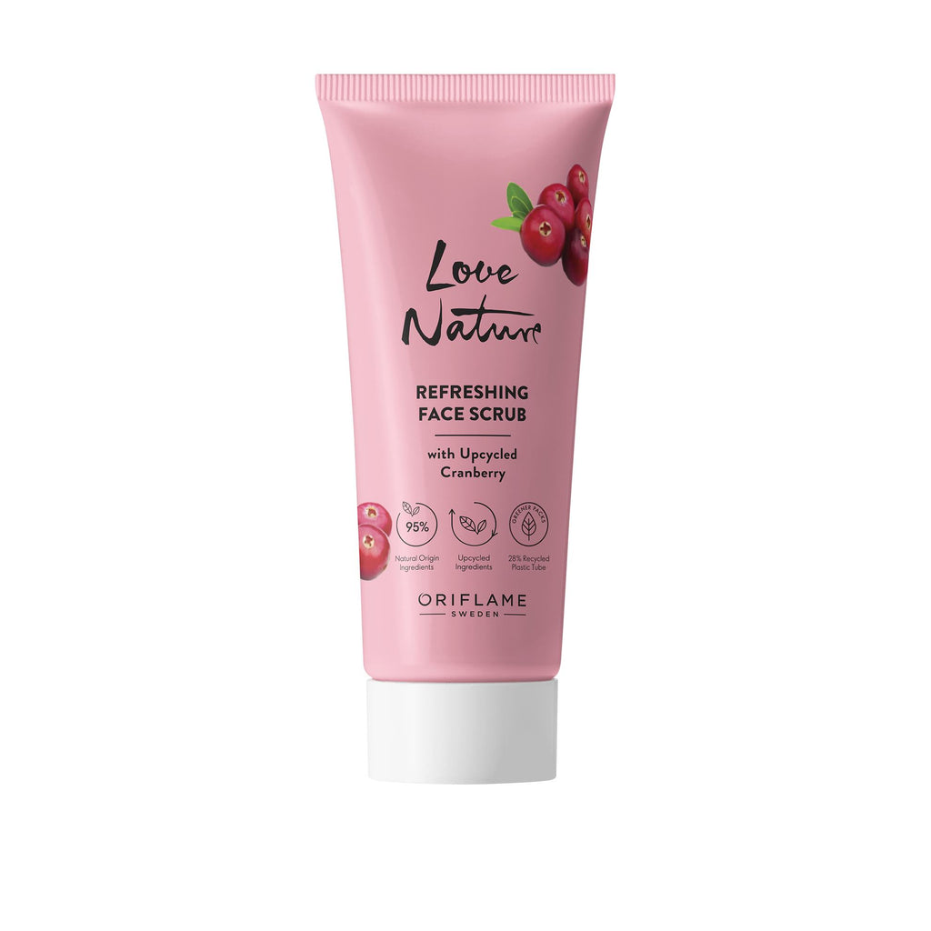 Oriflame Love Nature Refreshing Face Scrub with Upcycled Cranberry 30 ML
