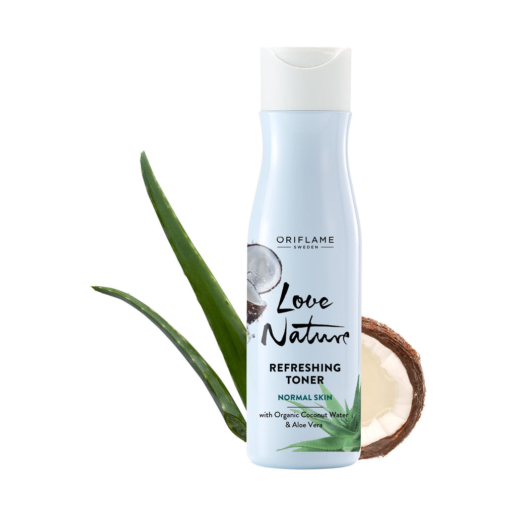 Oriflame Love Nature Refreshing Toner with Organic Coconut Water & Aloe Vera 150 ML
