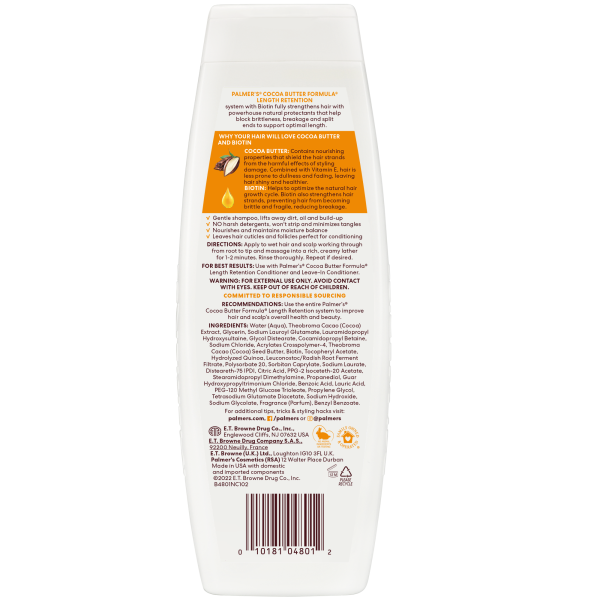 Palmer's Cocoa Butter Formula Length Retention Shampoo 400 ML