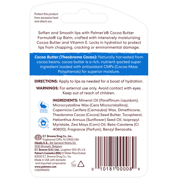 Palmer's Cocoa Butter Formula Original Ultra Moisturizing Lip Balm