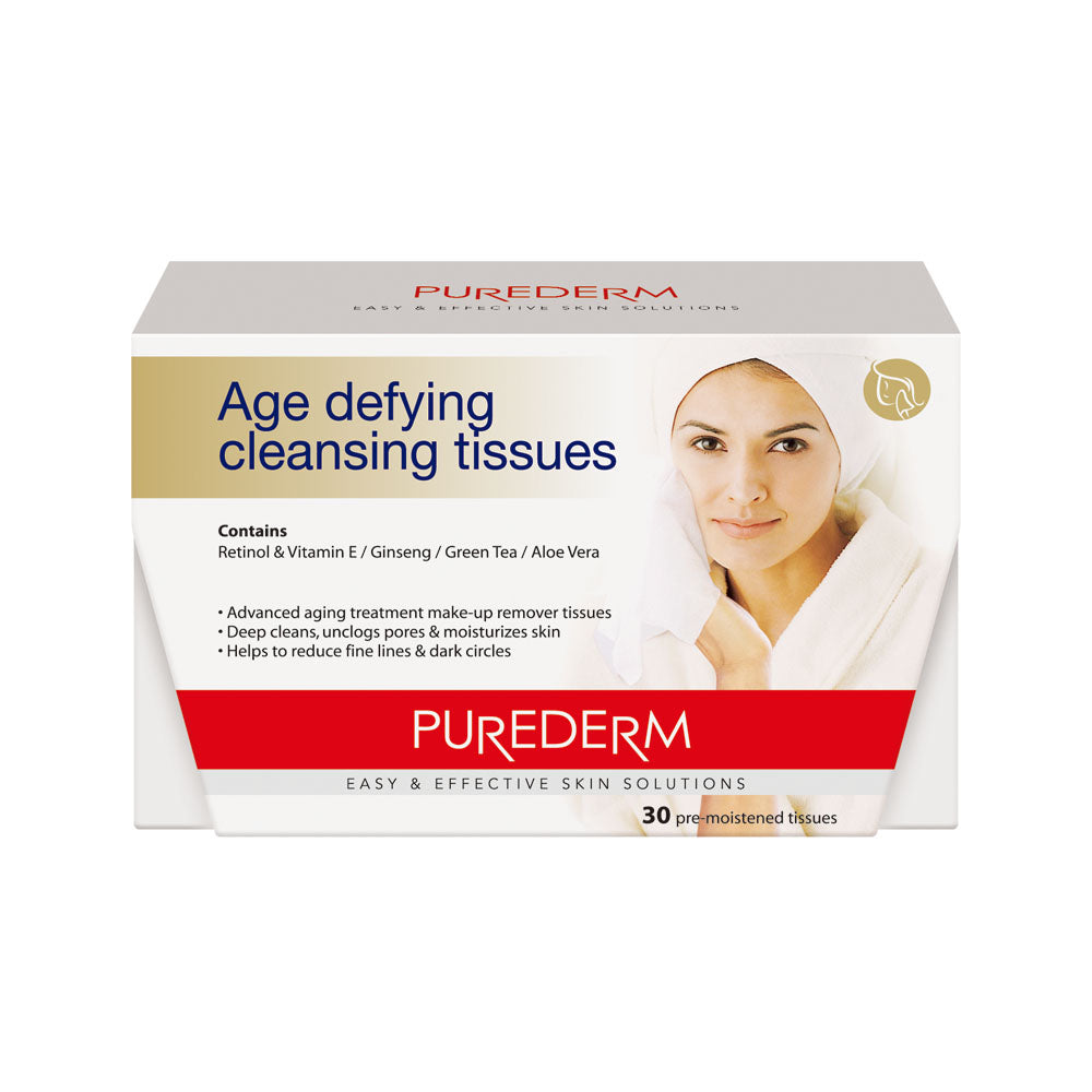 Purederm Age Defying Cleansing Tissues 30 Tissues