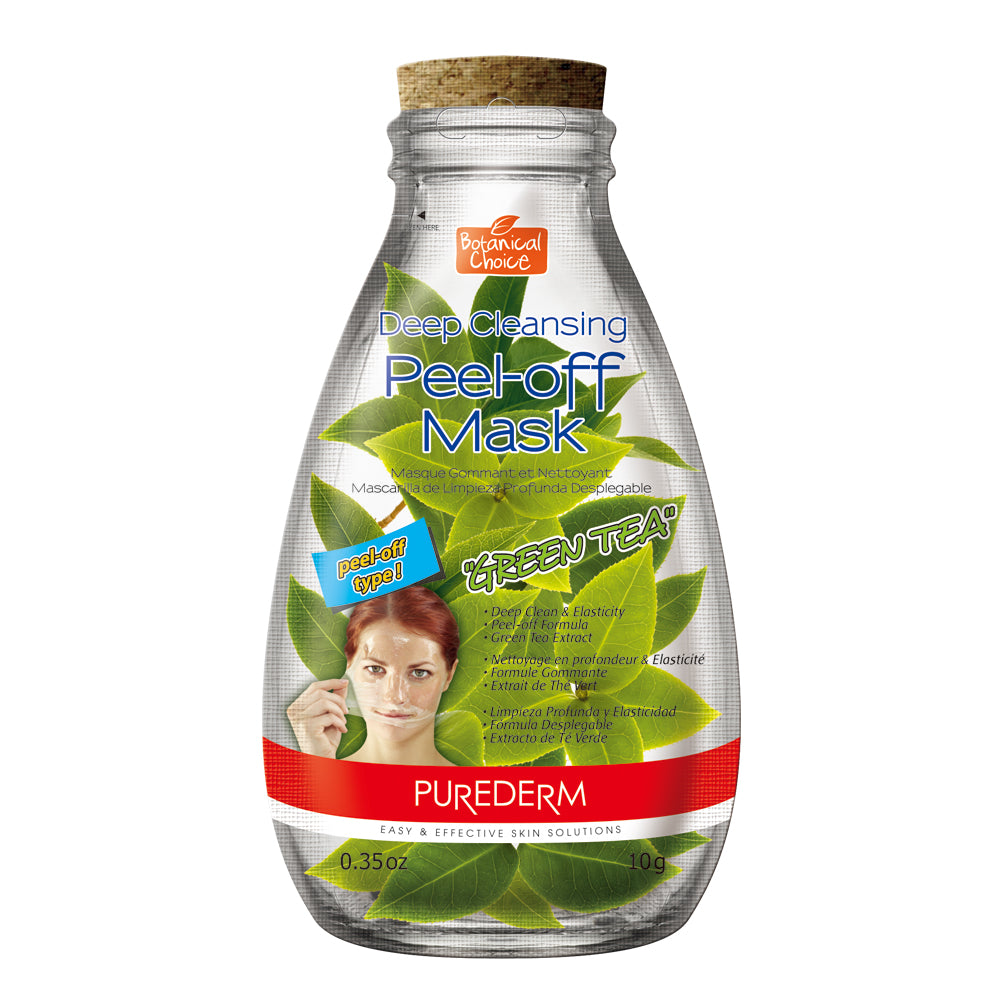 Purederm Botanical Choice Deep Cleansing Peel-off Mask Green Tea